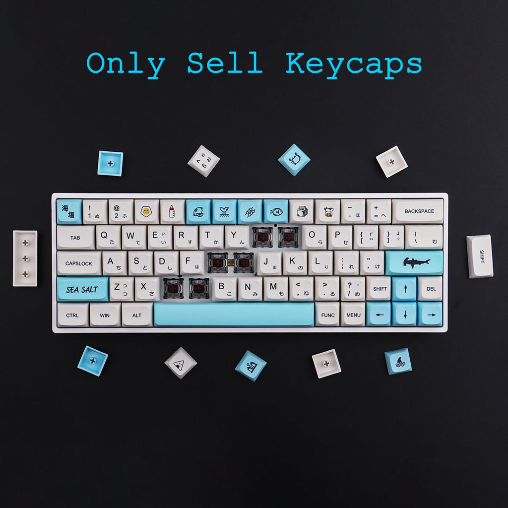 129 Keys Sea salt keycap