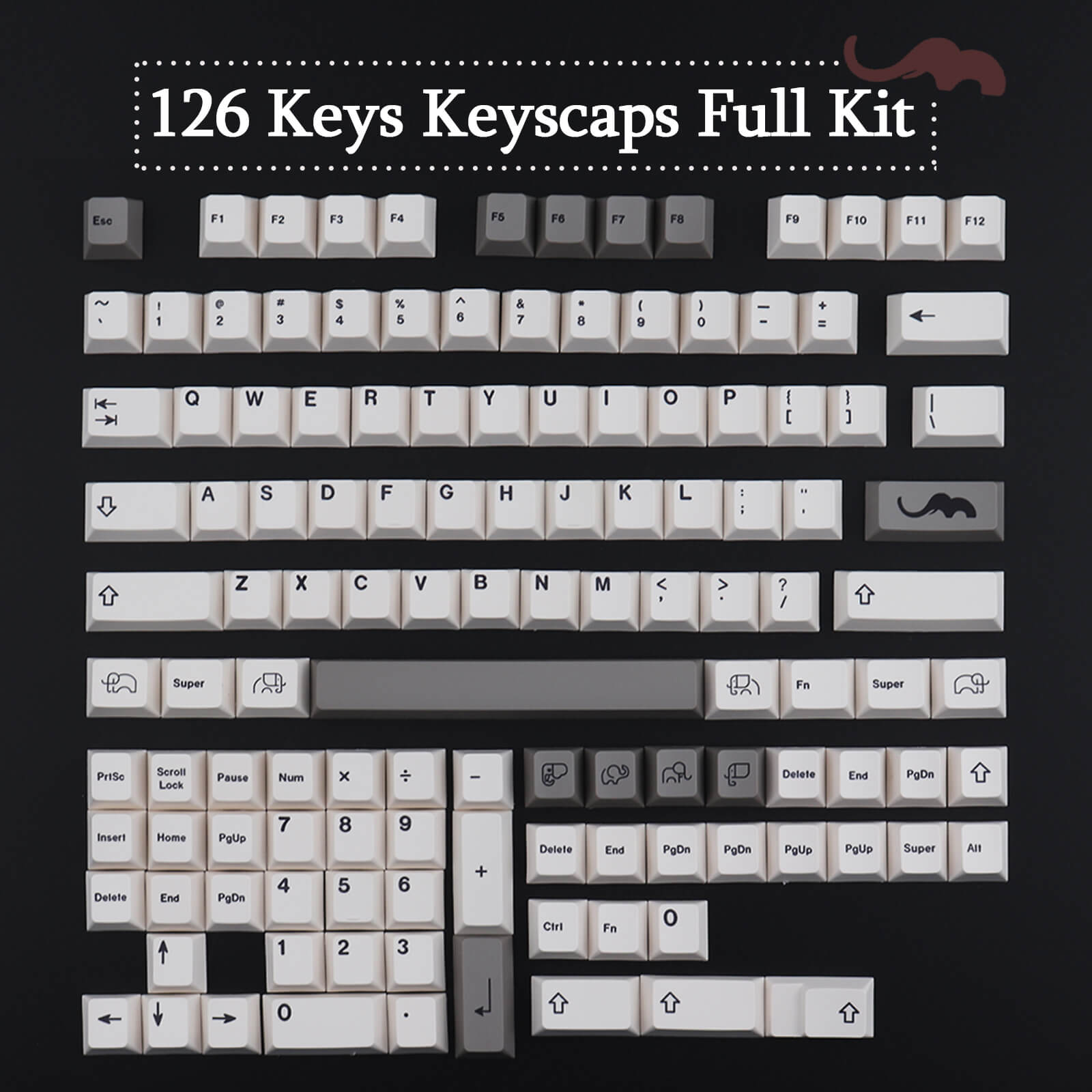 Elephant Keycaps Set - joorkey