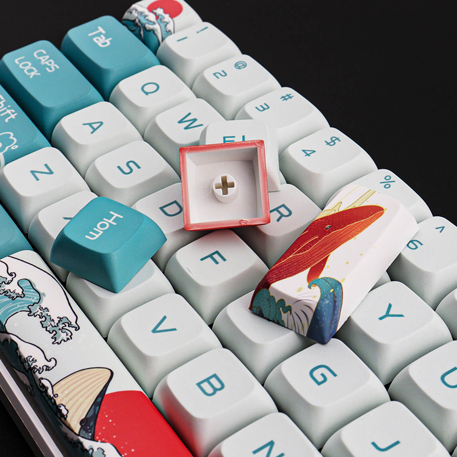 Ukiyo-e Coral Sea Keycap