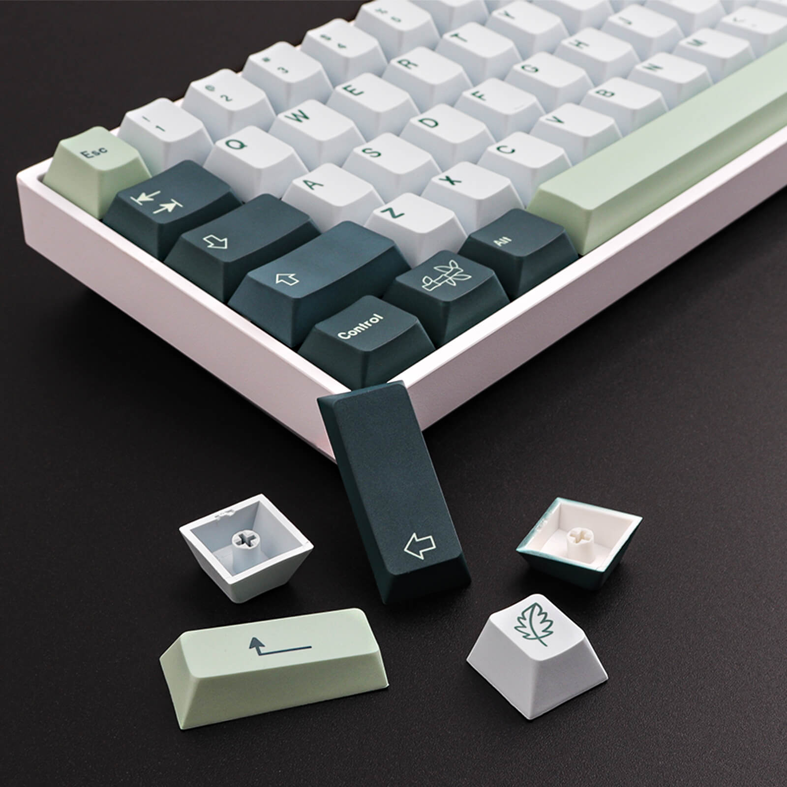 Botanical（Grass green） Keycaps Set