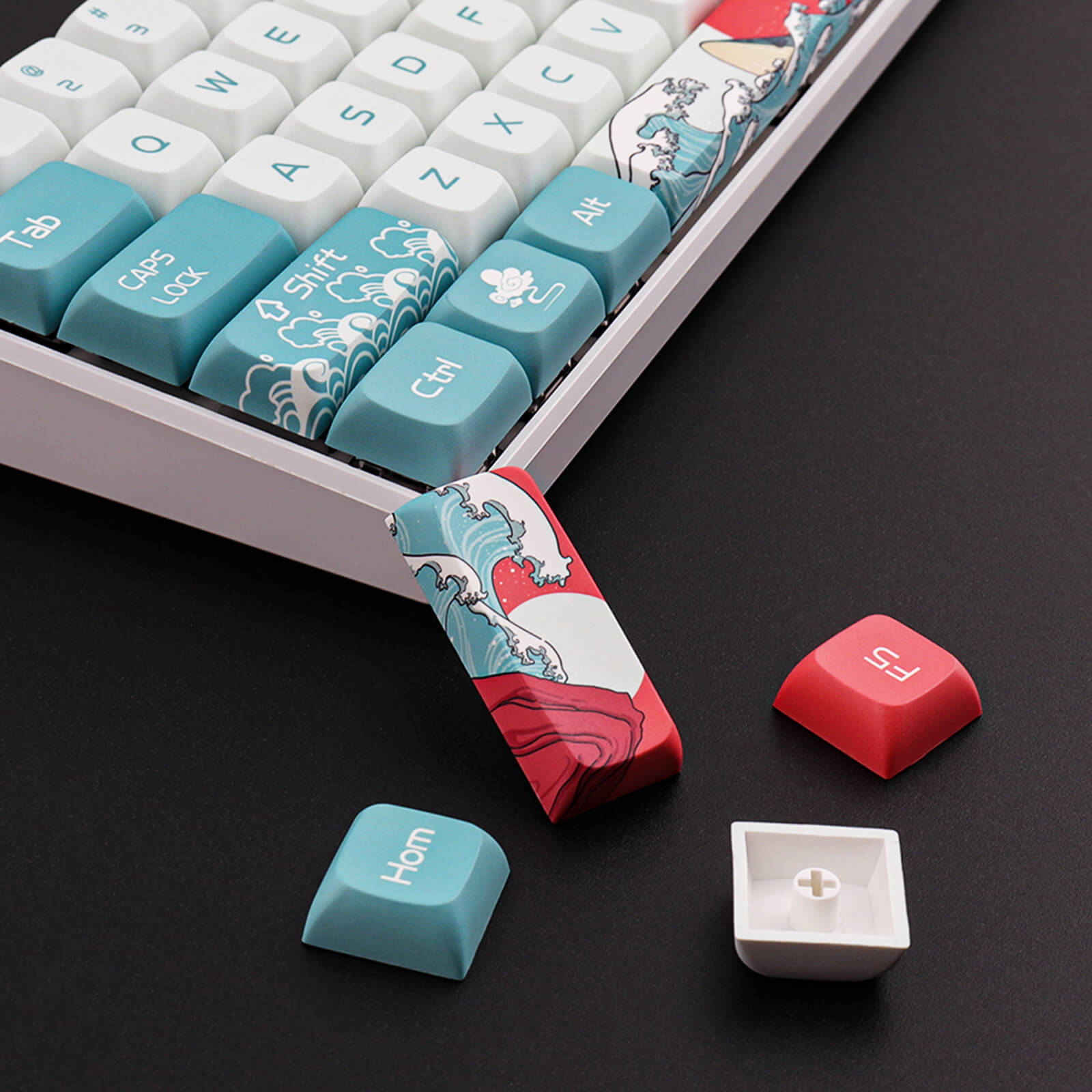 Ukiyo-e Coral Sea Keycap