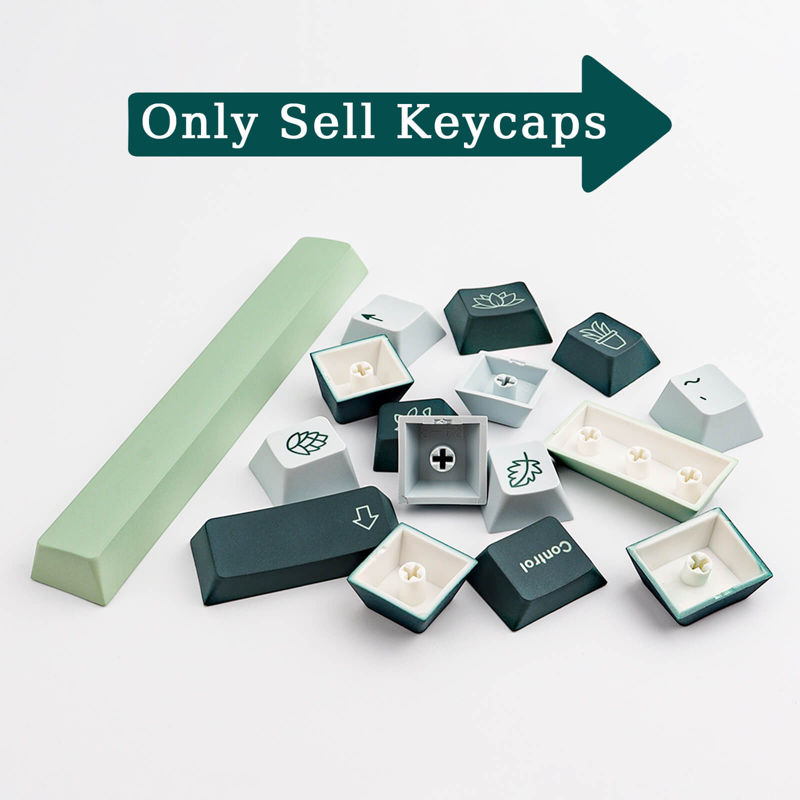 Botanical（Grass green） Keycaps Set