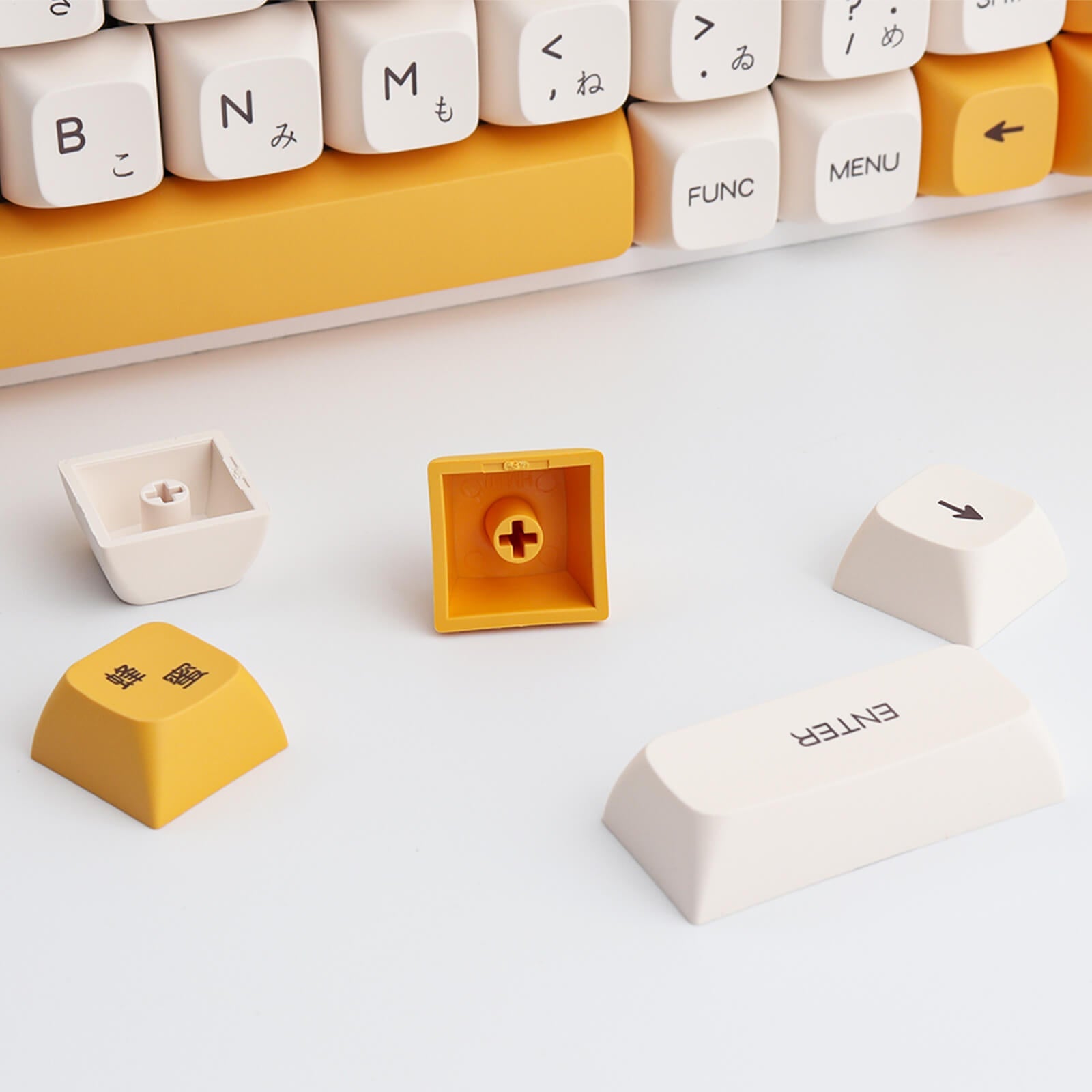 Honey Milk Keycaps Set