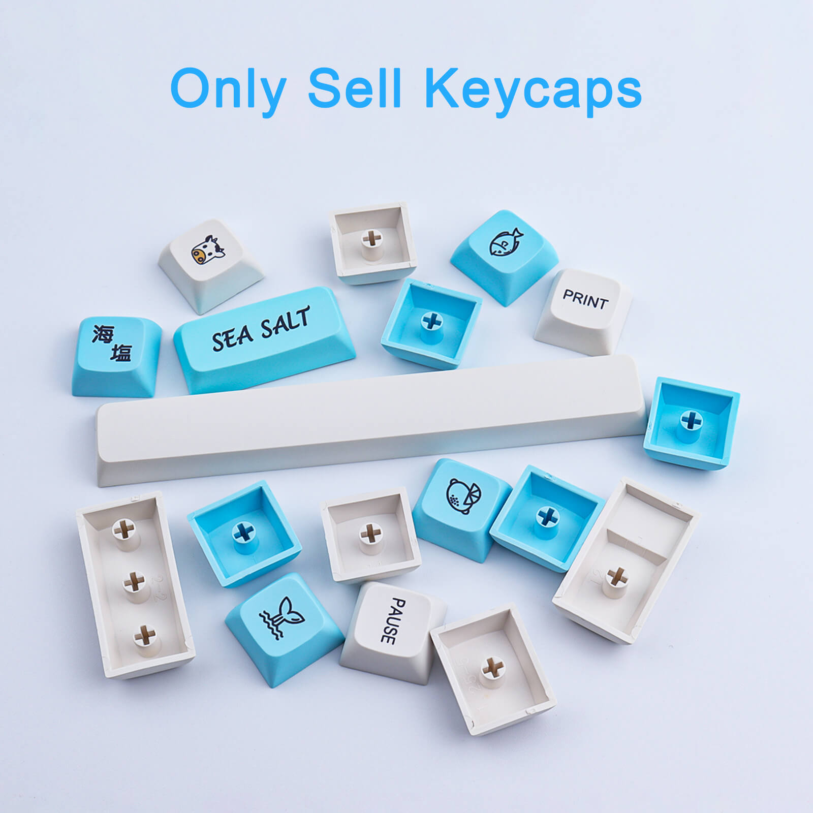 129 Keys Sea salt keycap