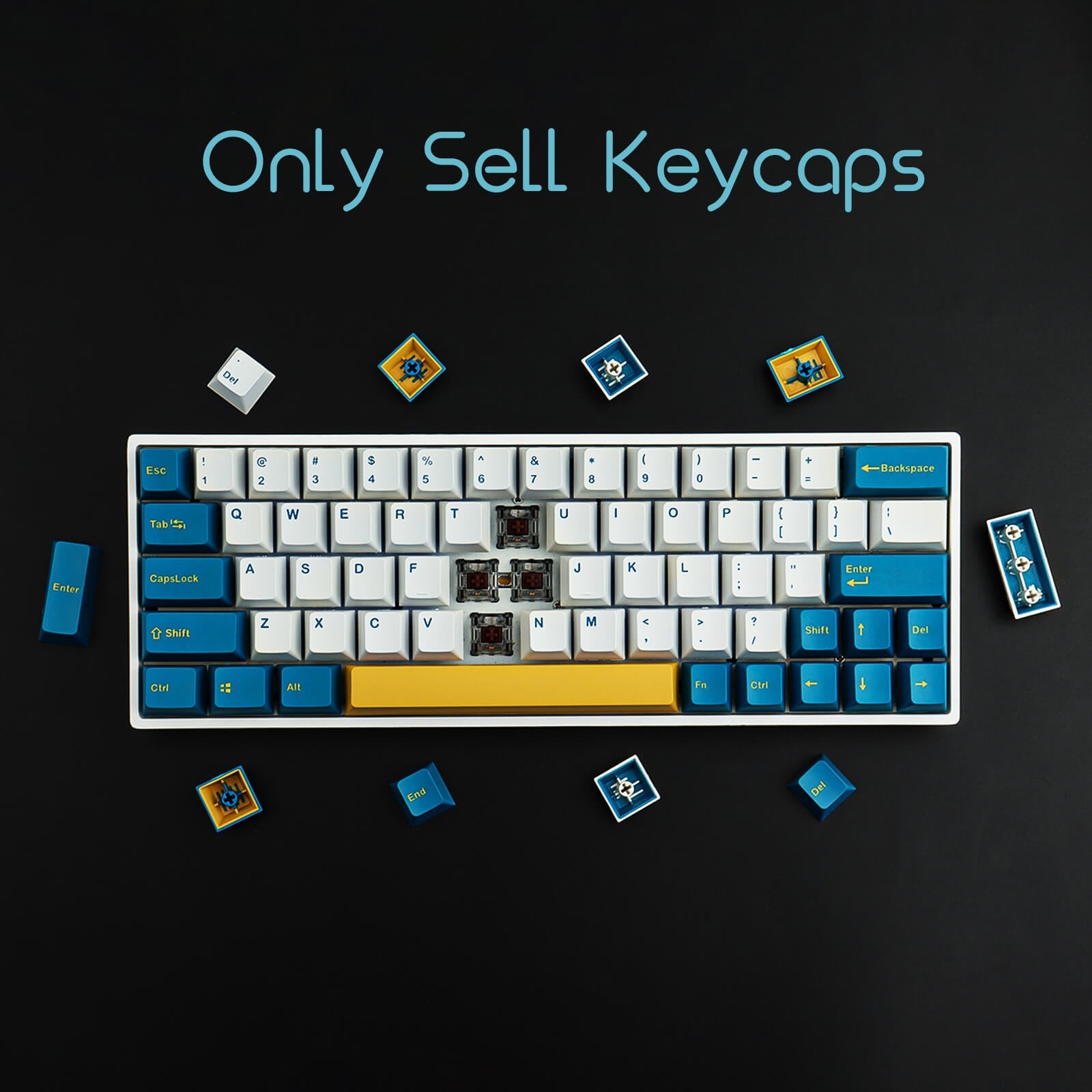 Double shot Merlin Keycaps Set