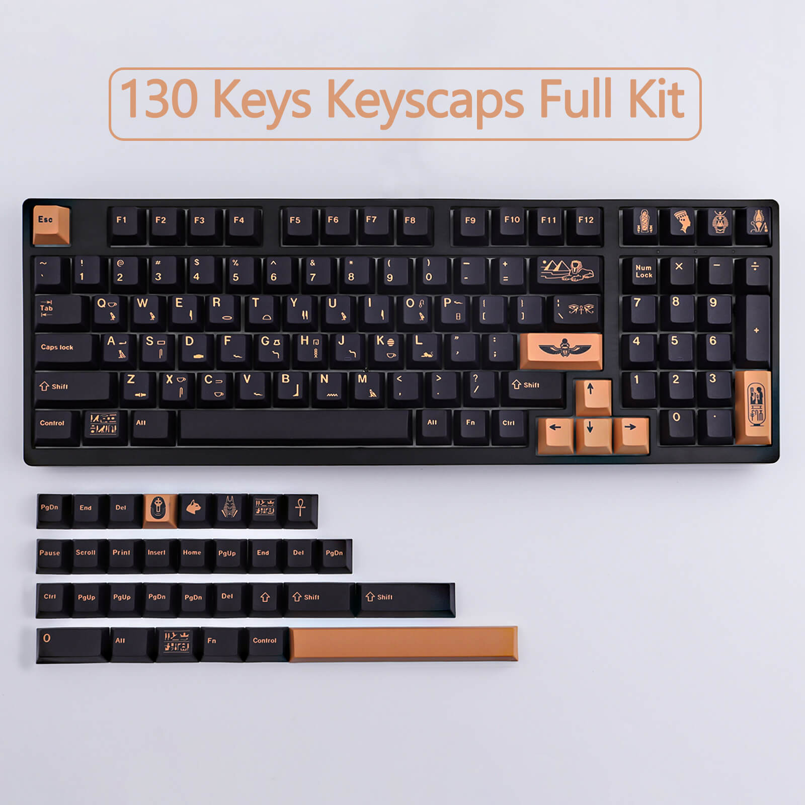 Pharaoh Theme Keycaps Set