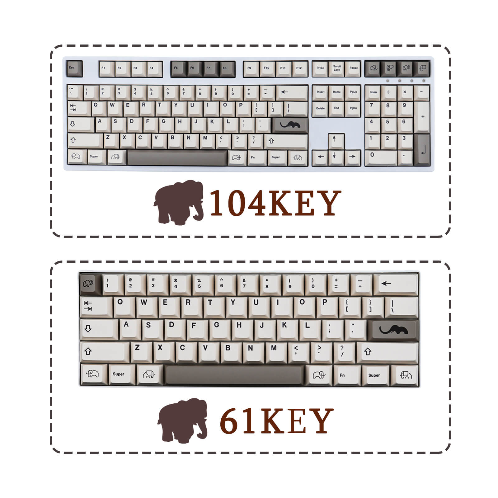Elephant Keycaps Set - joorkey