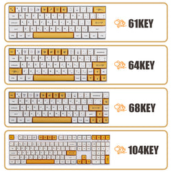Honey Milk Keycaps Set