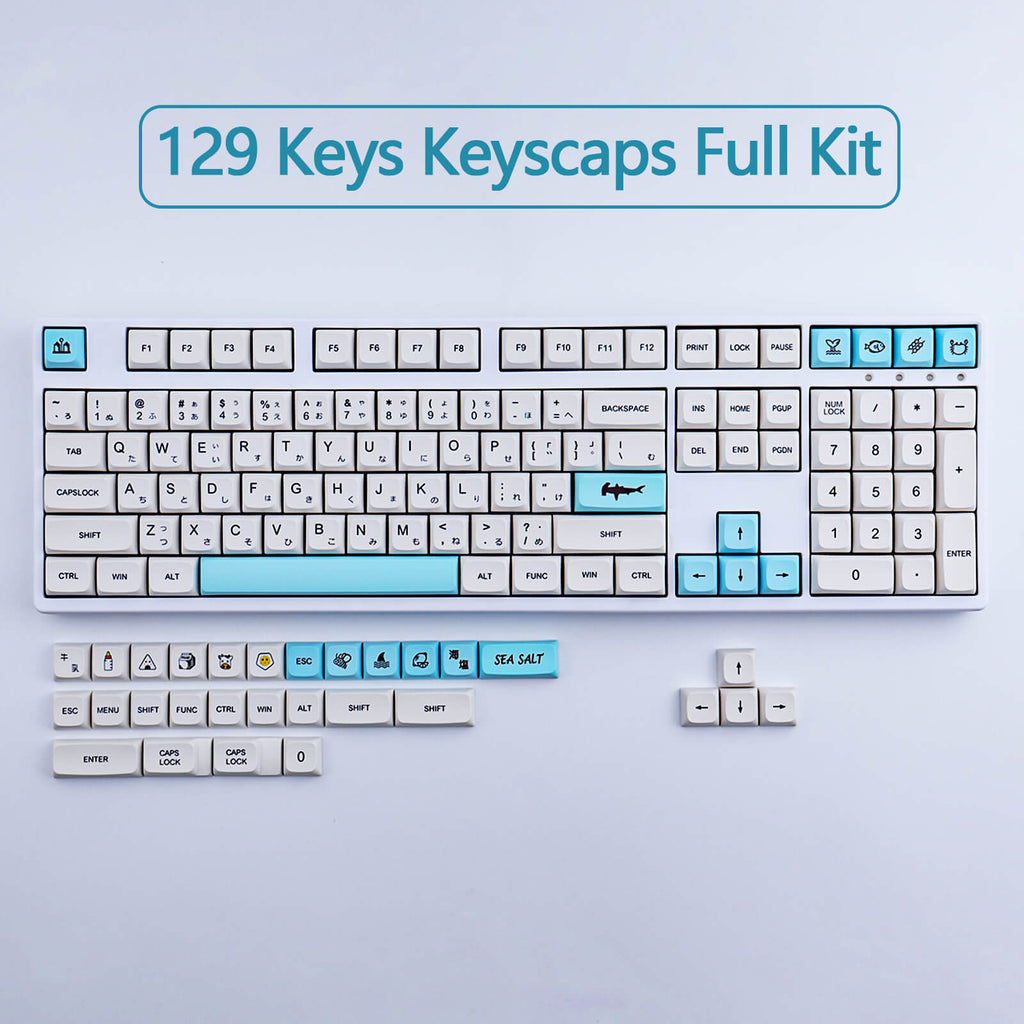 129 Keys Sea salt keycap