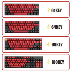 Red Samurai Keycaps Set - joorkey
