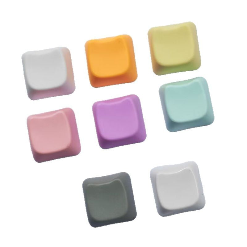 Cat Head PBT Material MX Cross Keycap Chrysanthemum Matte Surface Polished Back Mechanical Keyboard Multi-Color Personalized Keycap