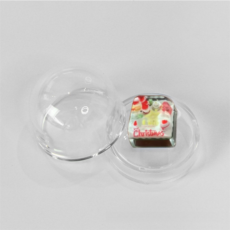 Christmas Gift New Cute Transparent Resin Keycaps DIY Custom Key Position Mechanical Keyboard