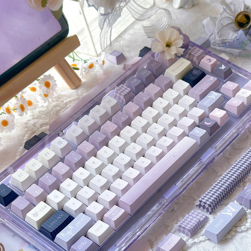 Original Factory Height PBT Dye-Sublimation Misty Fairy Tale Full Set Theme Keycap Gaming Mechanical Keycaps