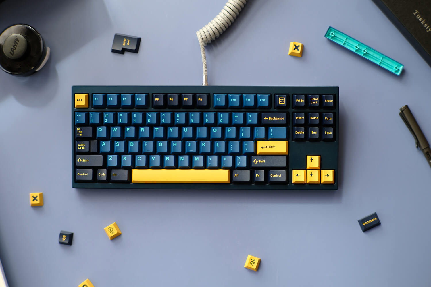 Double shot ABS Nautilus Keycaps Set