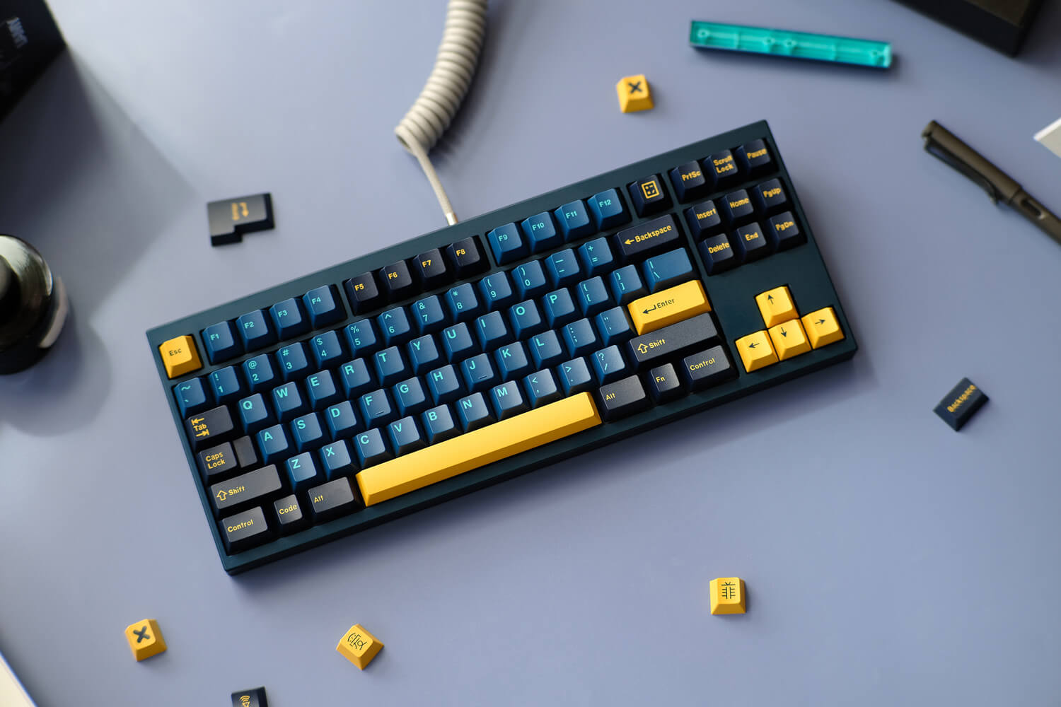 Double shot ABS Nautilus Keycaps Set