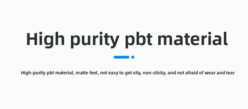 PBT Material XDA Profile Minimalist White Keycaps Light Blocking 134 Keys Small Full Set Material Mechanical Keyboard Keycaps