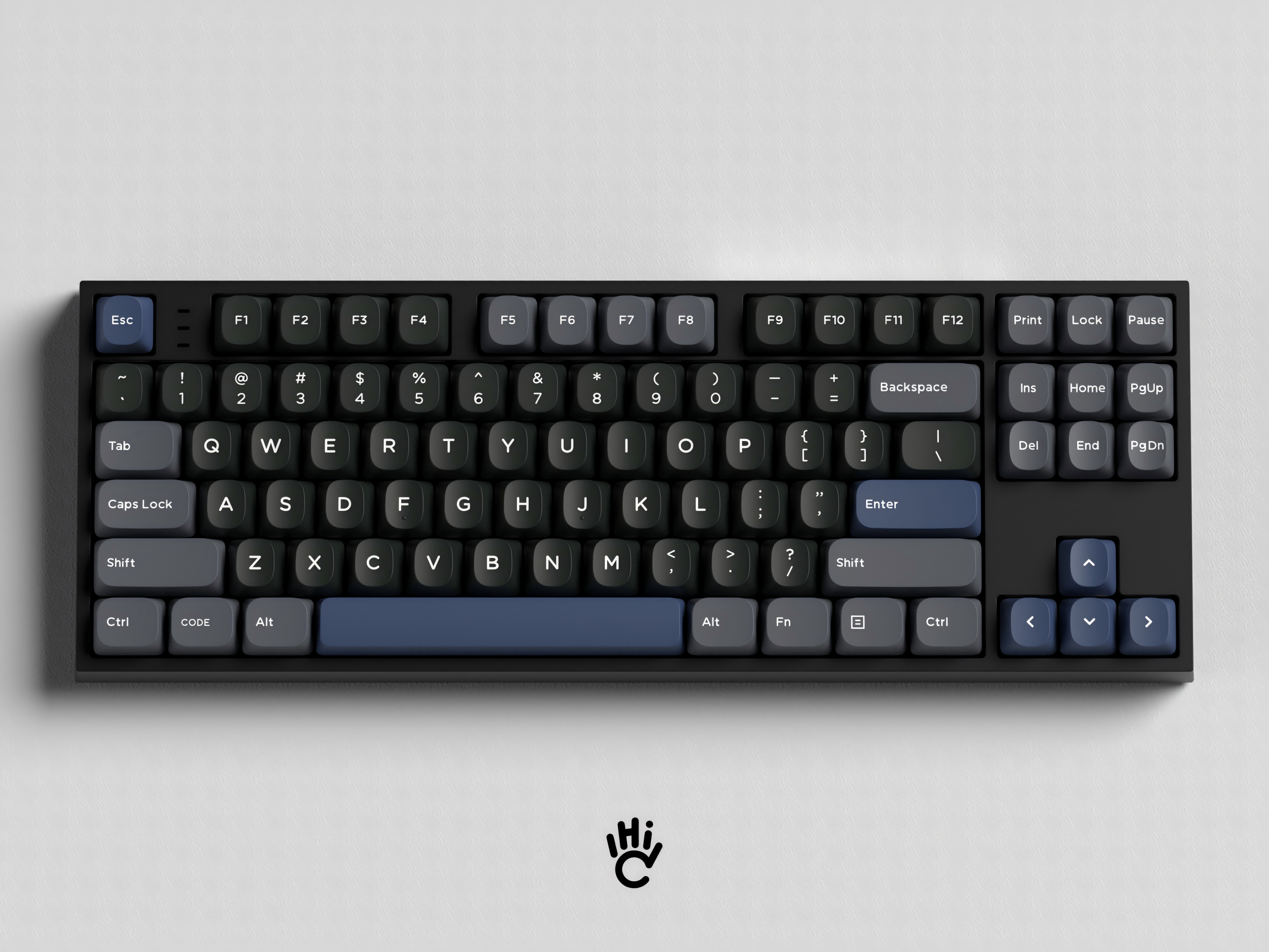 YMK Obsidian keycaps