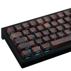 Wood Grain Side light keycaps