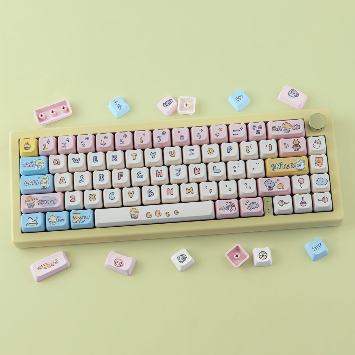 Kindergarten keycaps