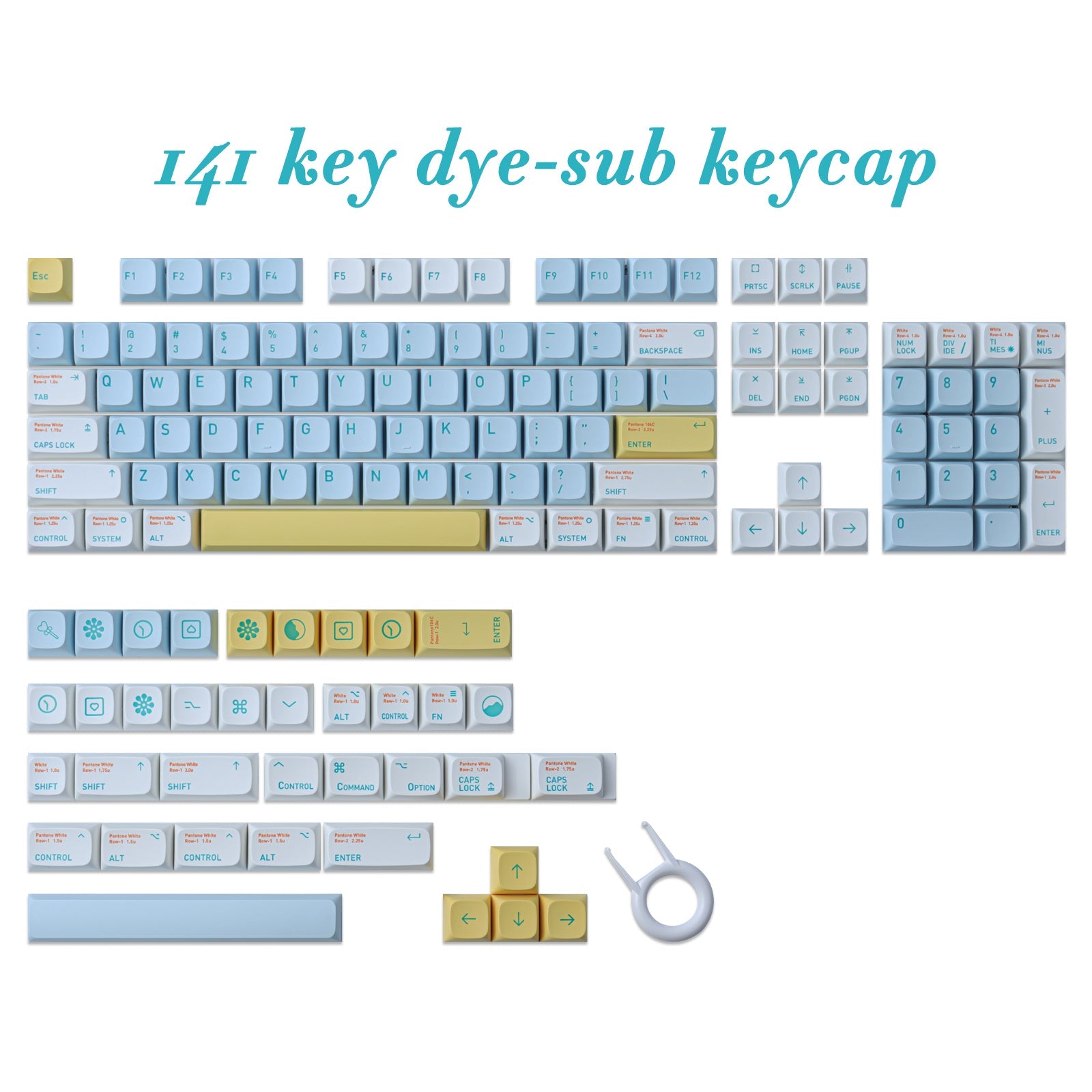 Shallow Sky Dream keycaps