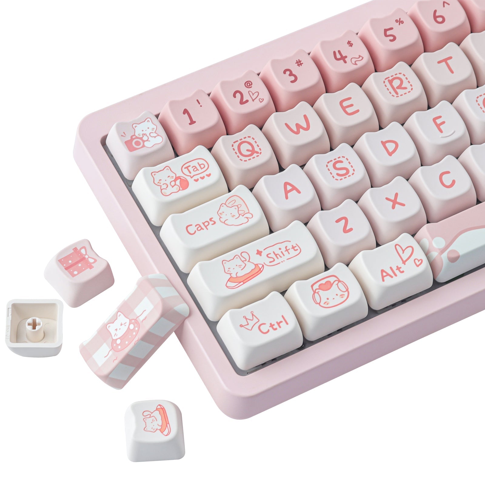 Party Kitten keycaps