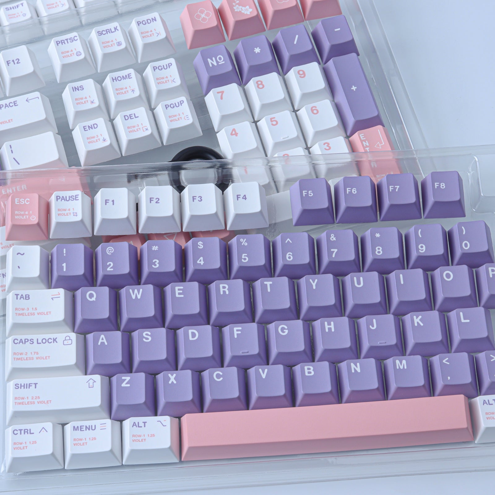Violet keycaps
