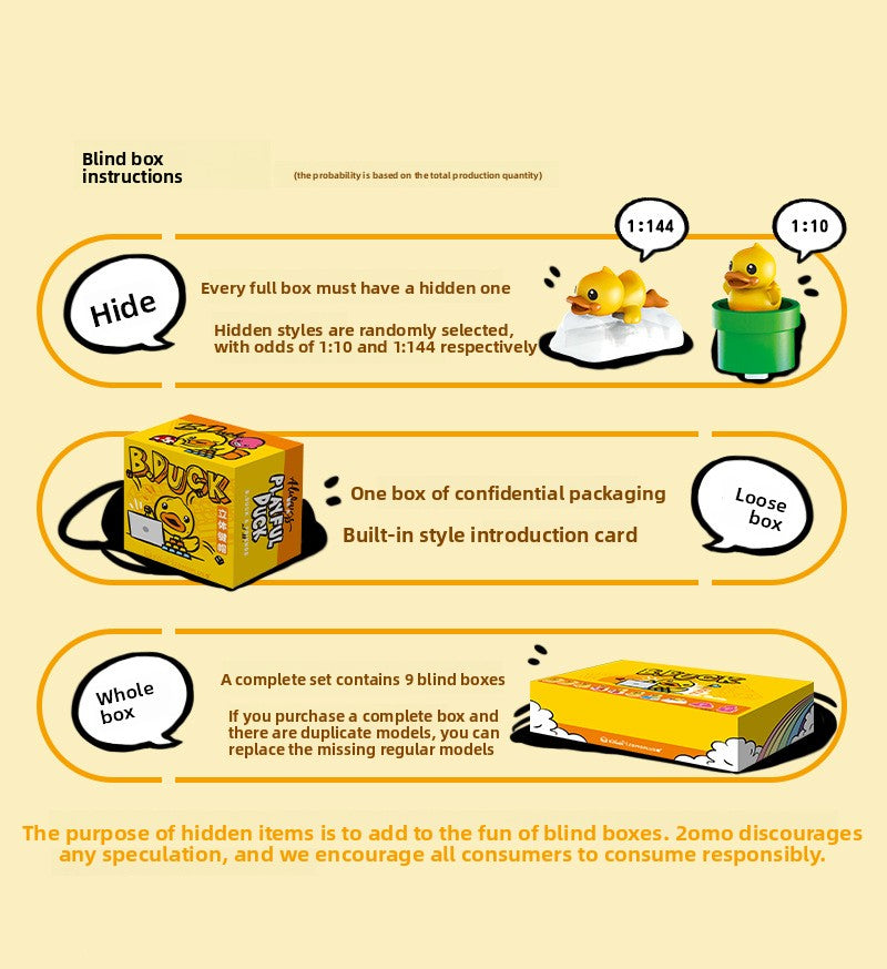 Zomoplus Keycap xB.Duck Original Personality Mechanical Keyboard Keycap Single Custom High Aesthetic