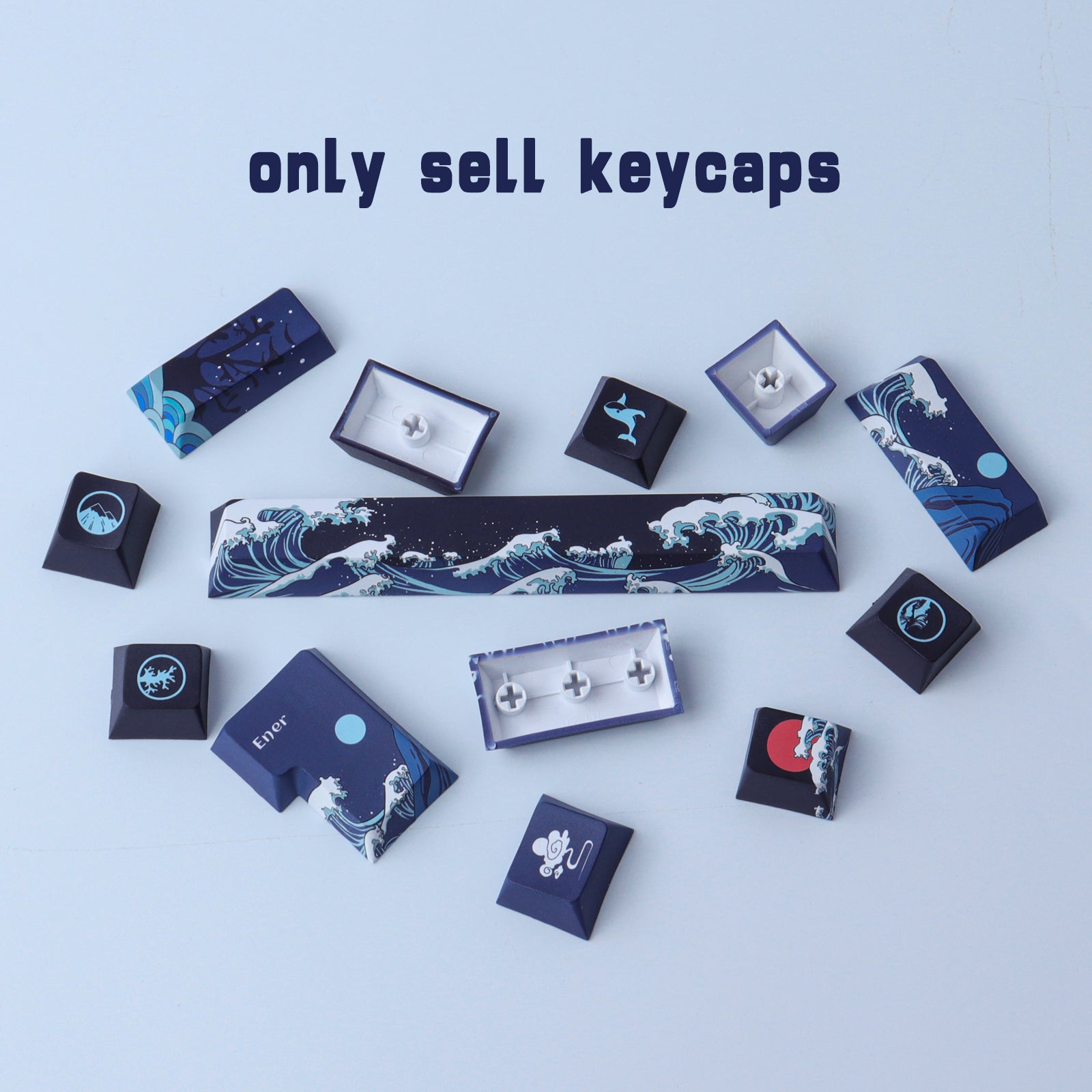 Black Coral Sea Keycaps