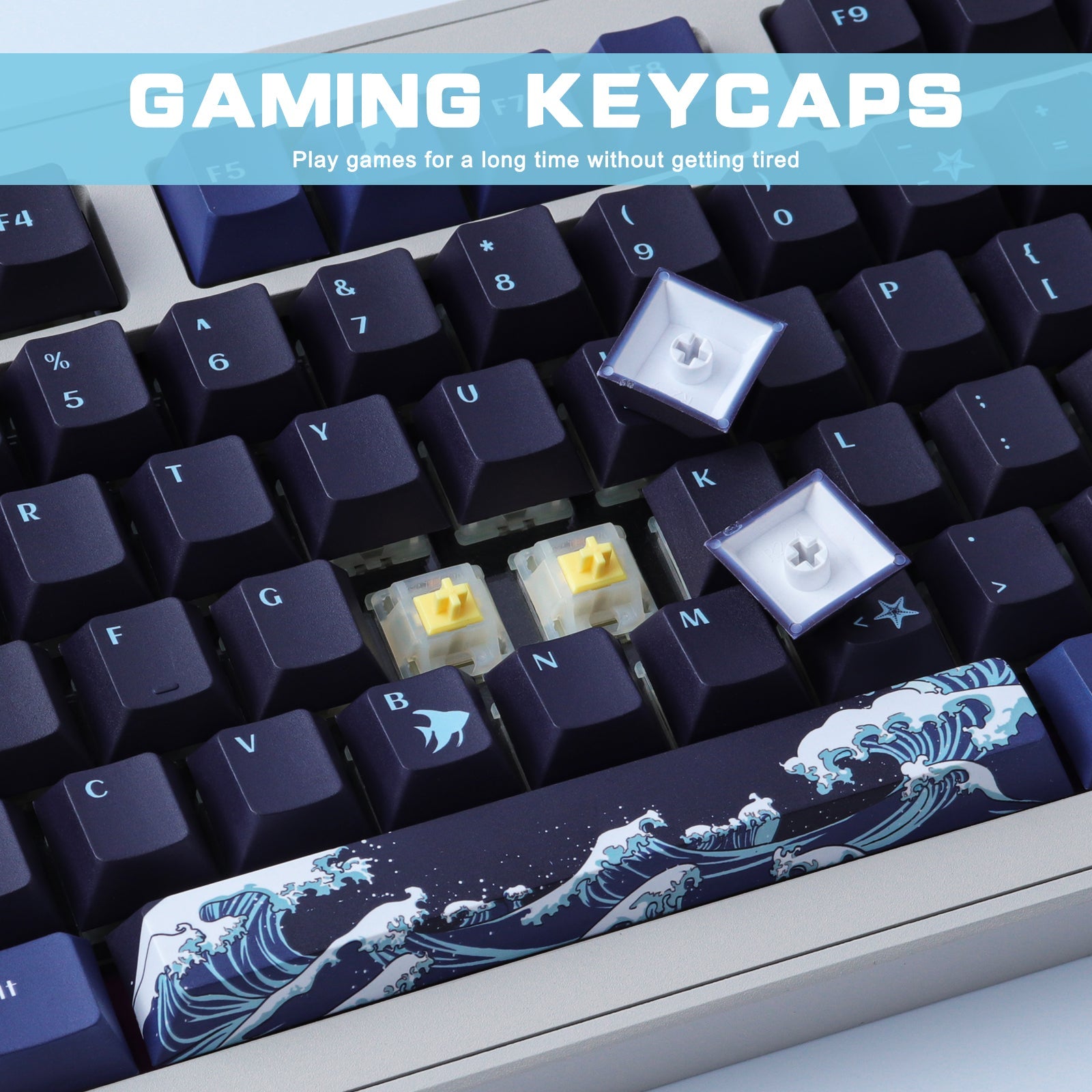 Black Coral Sea Keycaps