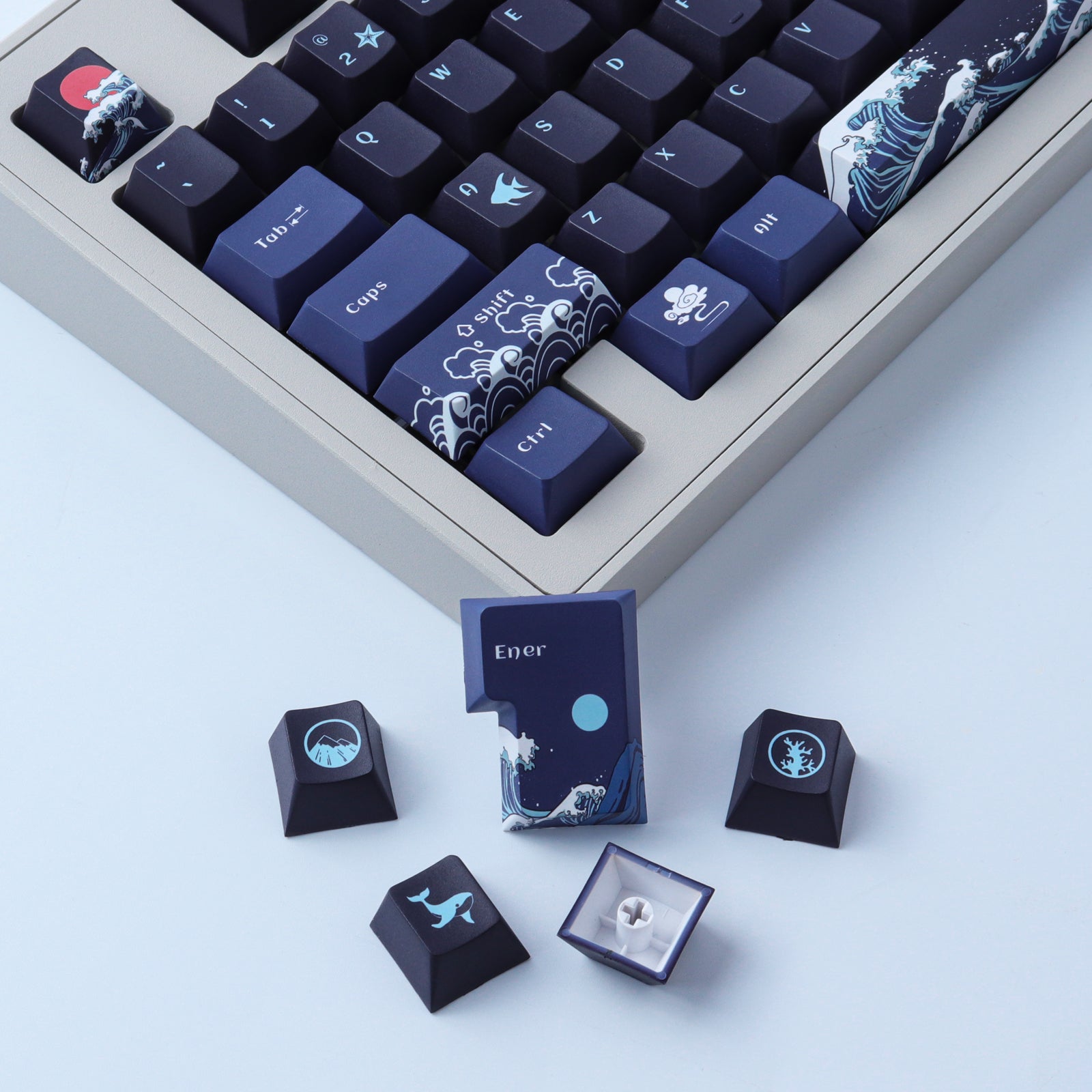 Black Coral Sea Keycaps