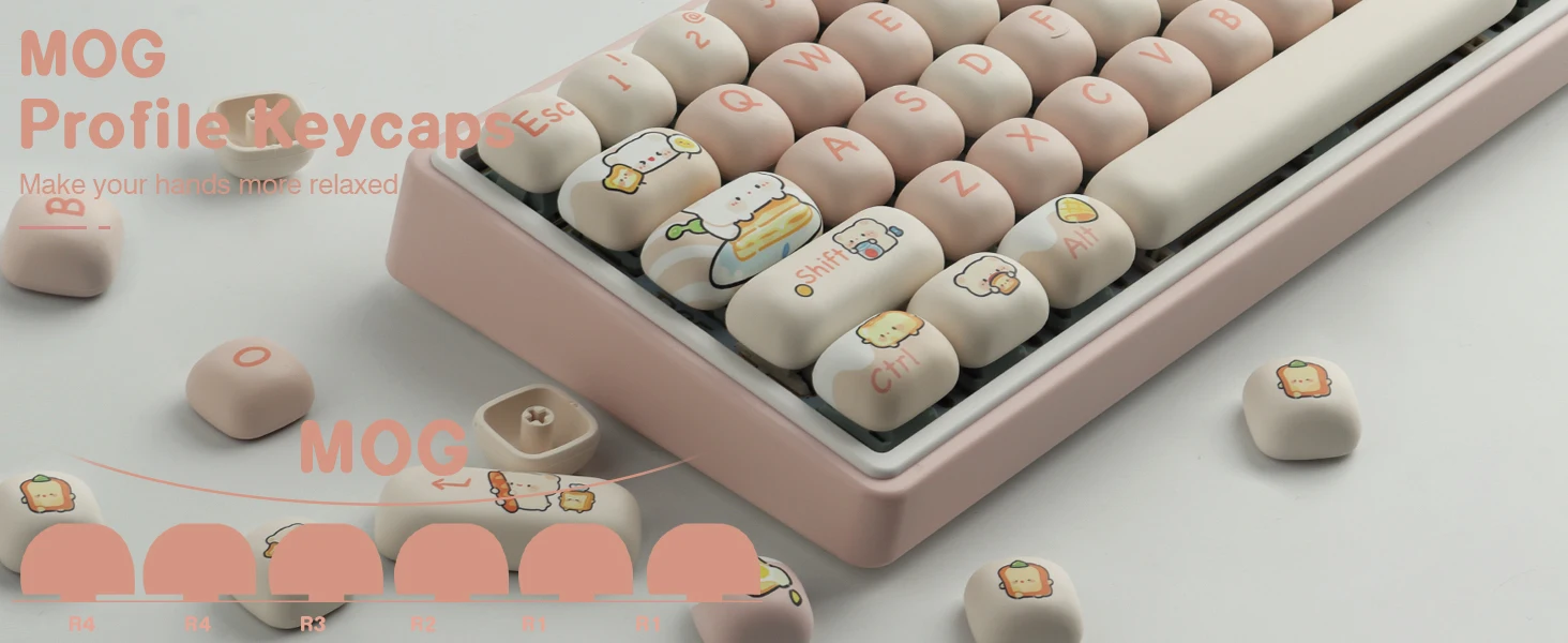 Bread Bear keycaps