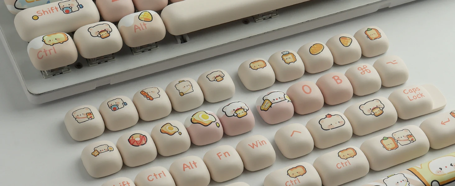 Bread Bear keycaps