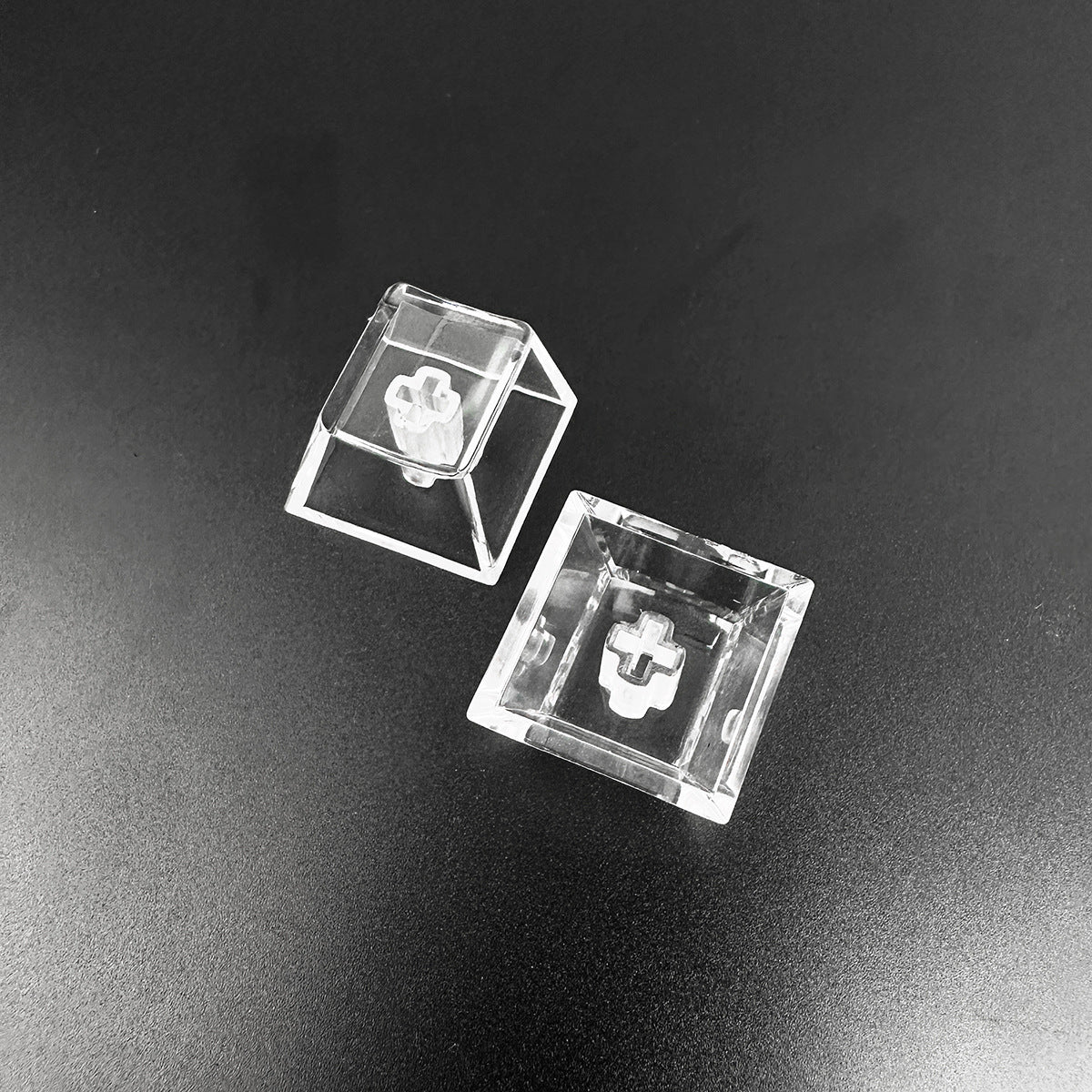 Original Height Keycaps PC Transparent Keycaps High Gloss Transparent Keycaps Cherry High Transparency Keycaps Mechanical Keycaps