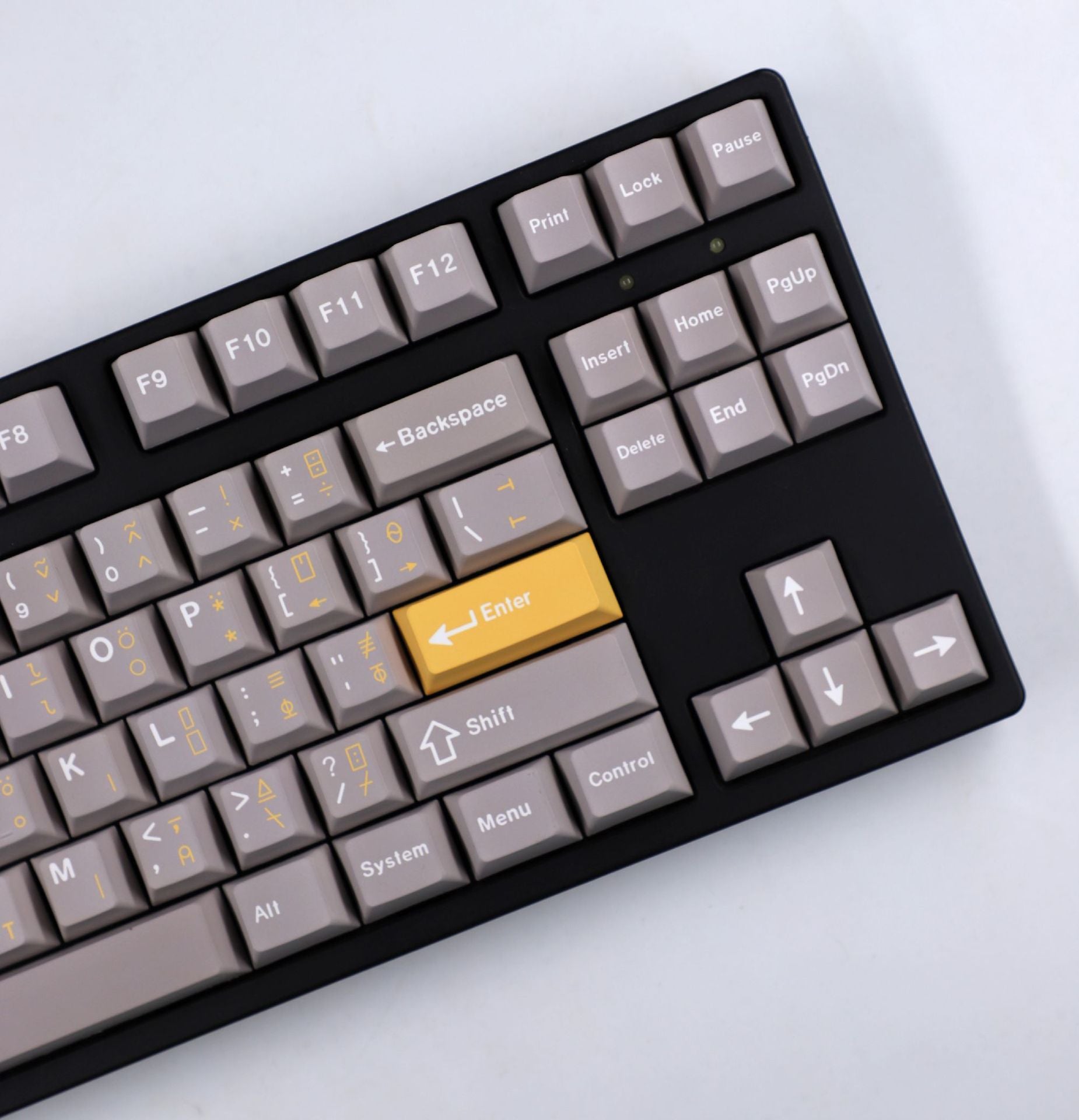 Original Factory Height PBT Dye-Sublimation GMK CYL FTRO Theme 166-Key Full Set Keycaps Mechanical Keyboard Caps