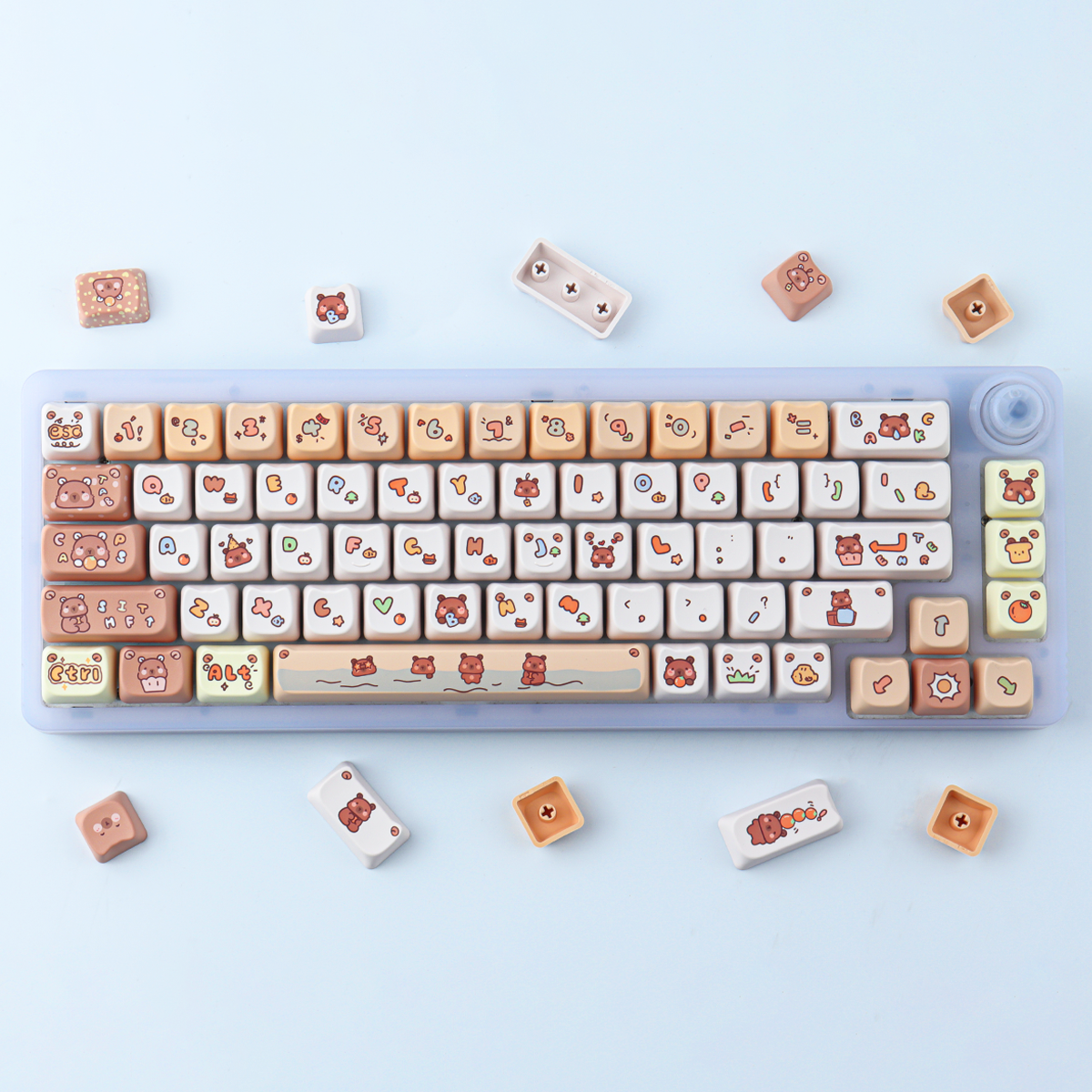Capibara keycaps