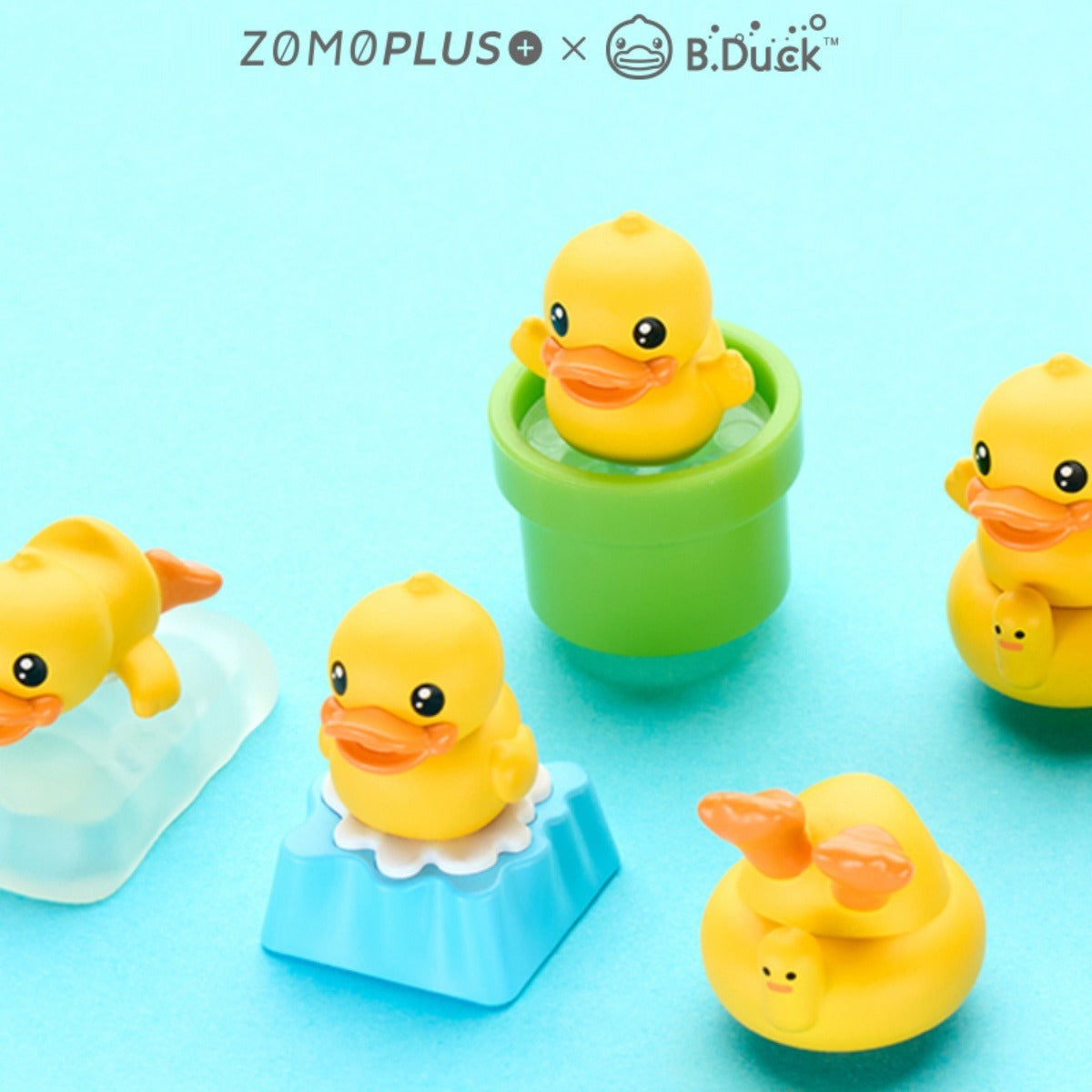 Zomoplus Keycap xB.Duck Original Personality Mechanical Keyboard Keycap Single Custom High Aesthetic