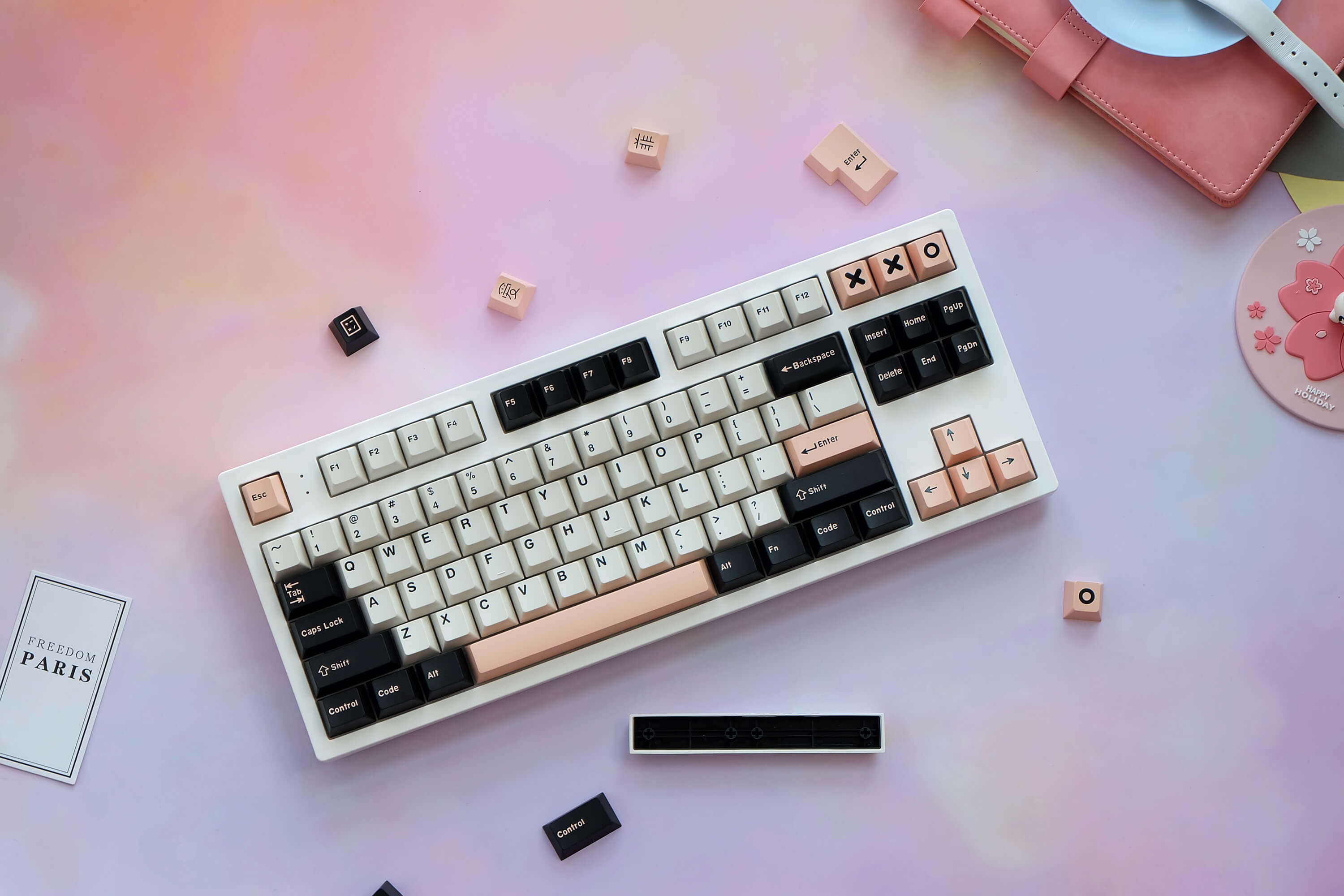 Double shot ABS Olivia Keycaps Set