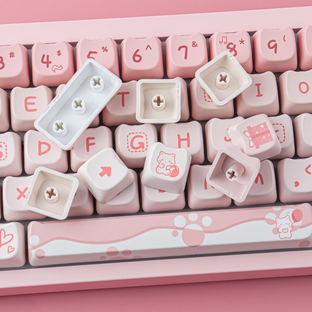 Party Kitten keycaps