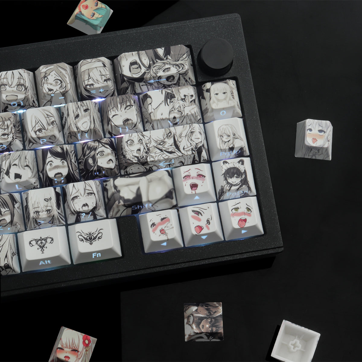 Ahego Side light keycaps