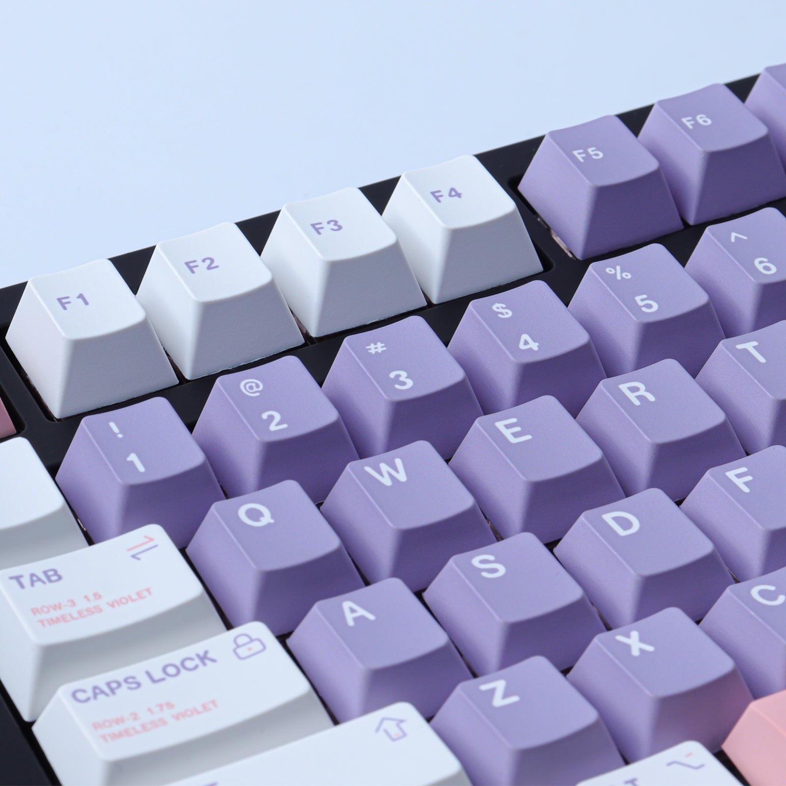 Violet keycaps
