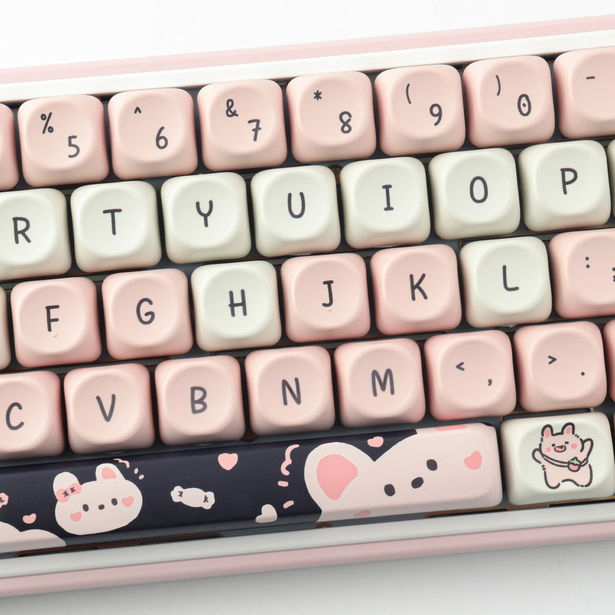 Little Rabbit Toffees keycaps