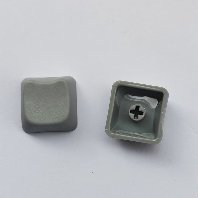 Cat Head PBT Material MX Cross Keycap Chrysanthemum Matte Surface Polished Back Mechanical Keyboard Multi-Color Personalized Keycap