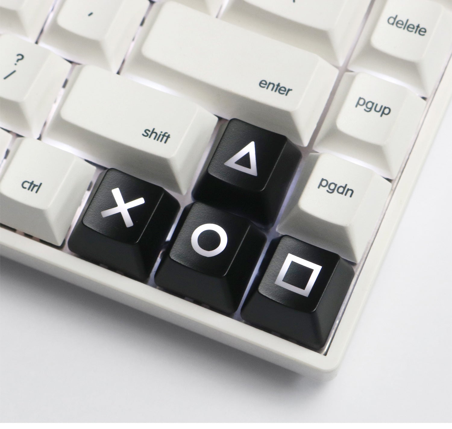 Directional Keys Up Down Left Right ABS Mechanical Keyboard Personalized Translucent Keycaps R1 Height PSP Keycaps Red Black PS4