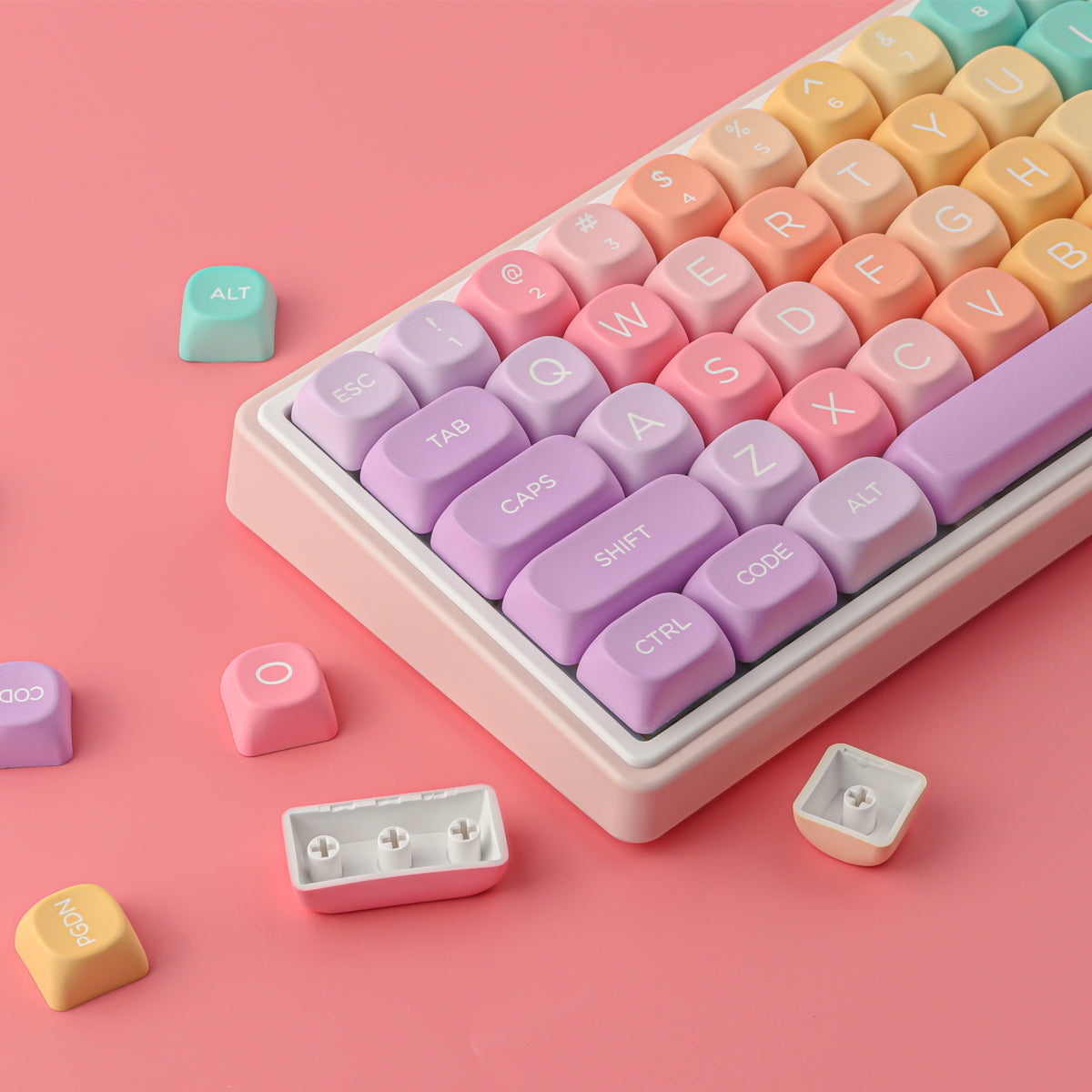Soft Candy MOA keycaps