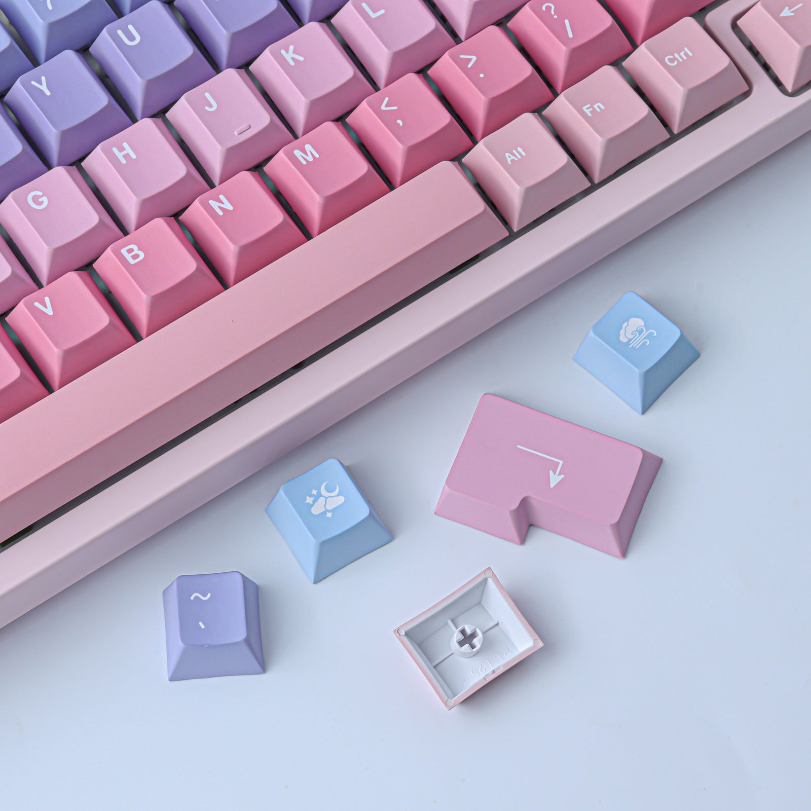 Colorful Clouds keycaps