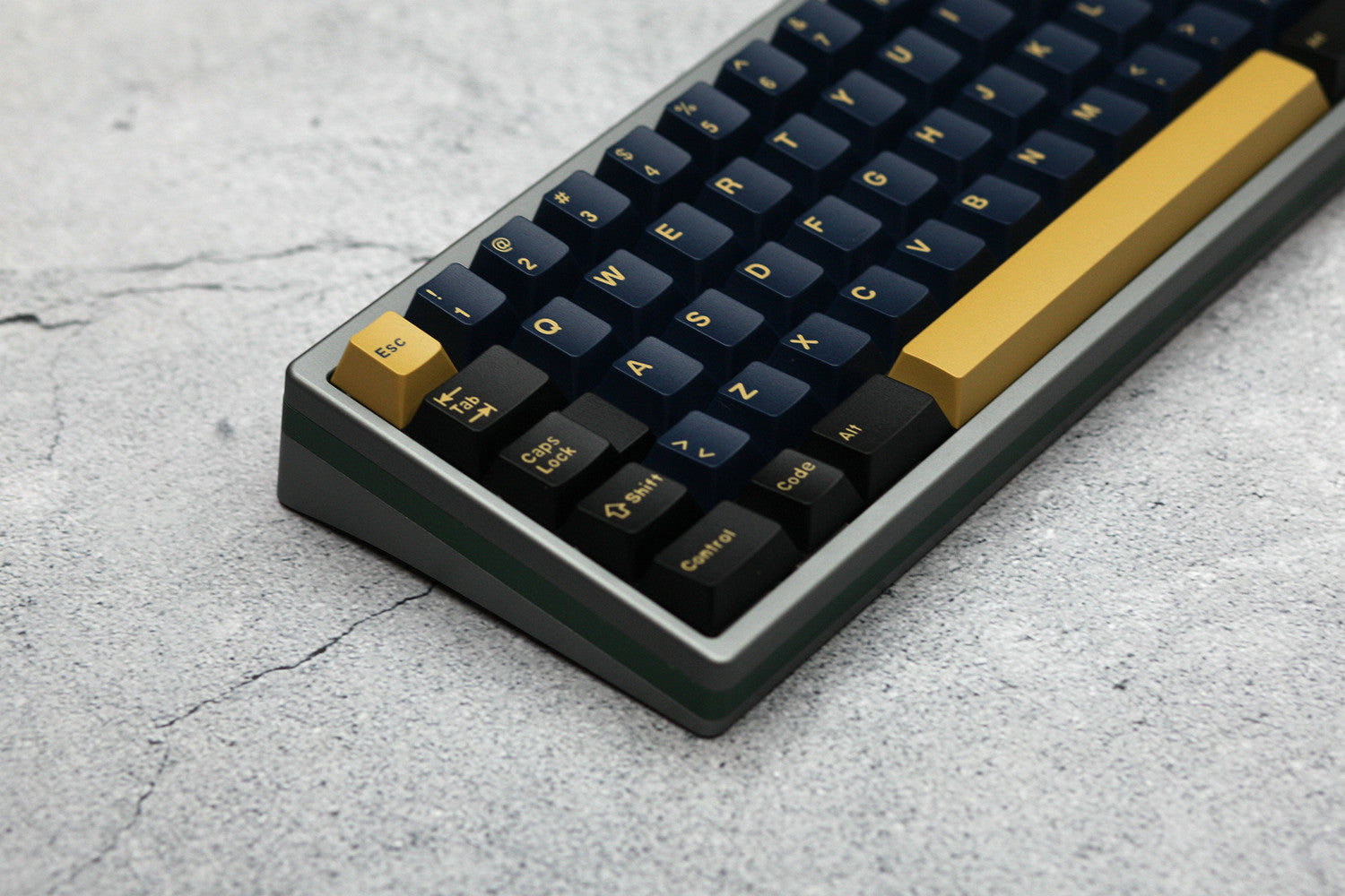 173 key ABS Double Shot Blue Samurai Keycaps