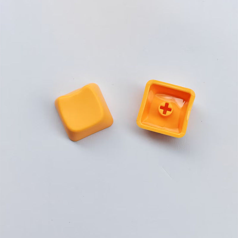 Cat Head PBT Material MX Cross Keycap Chrysanthemum Matte Surface Polished Back Mechanical Keyboard Multi-Color Personalized Keycap