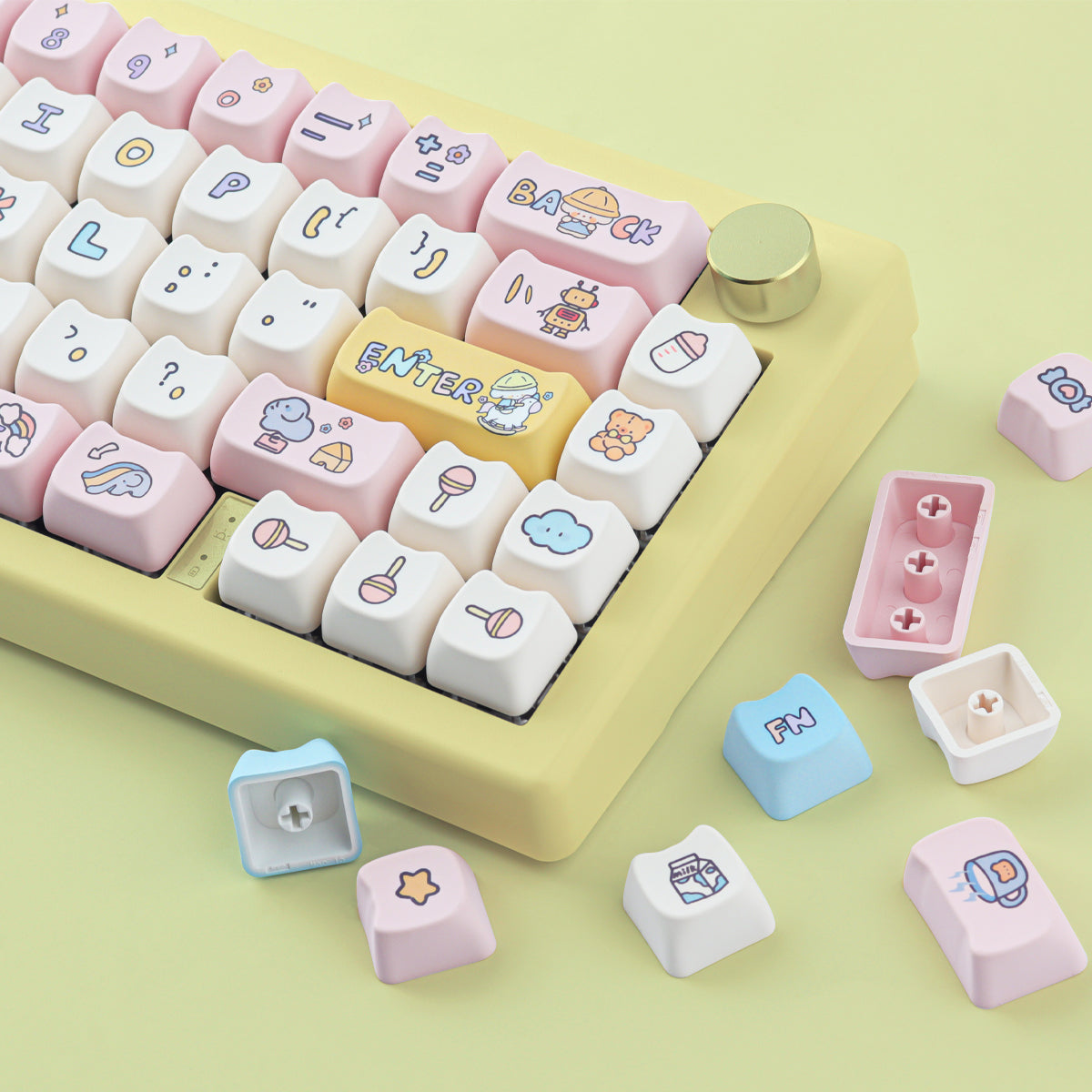 Kindergarten keycaps