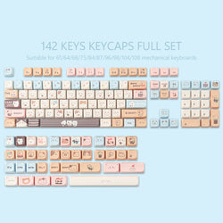 Sea Salt Cat keycaps