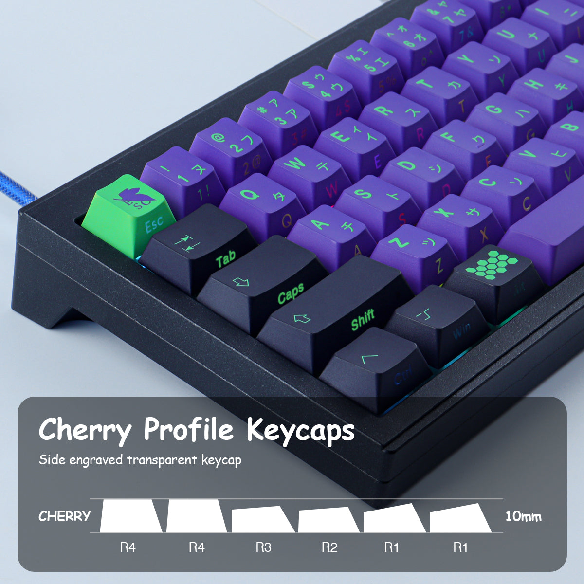 EVA NO.1 Side light keycaps